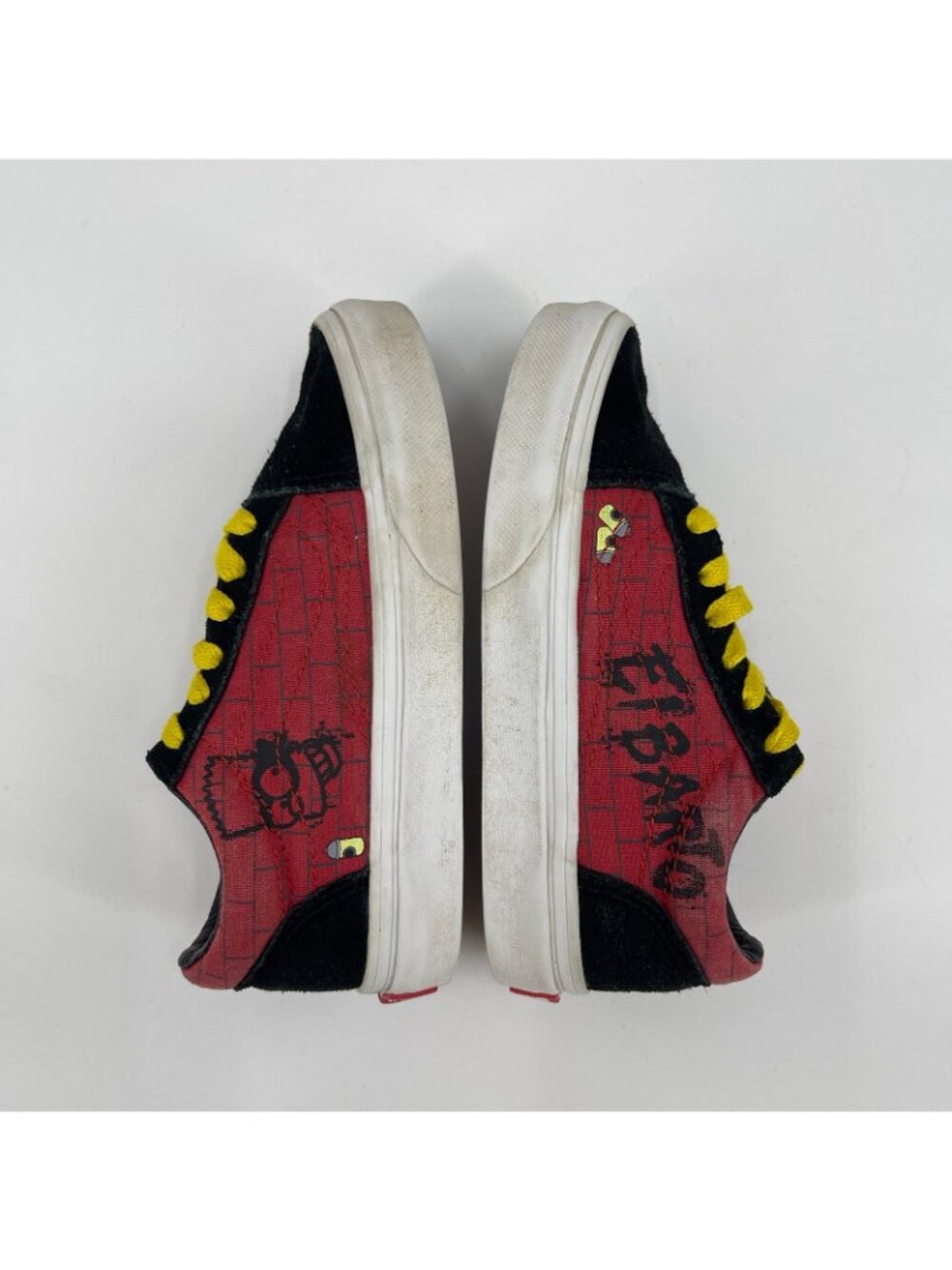 Vans The Simpsons El Barto Kids Size 12.5 Old Skool Bart Low Top Skate - Picture 2 of 11